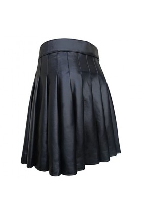 Jupe en cuir pour homme - Jupe écossaise - Pour homme - Style écossais - Jupe plissée - Costume de fête écossaise - Jupe de s