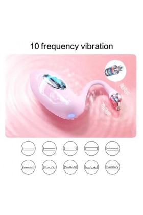 Oeuf vibrant Vibrateur dœufs à choc électrique, culotte portable, gode vibrateur, Machine sexuelle, masturbateur point G, té