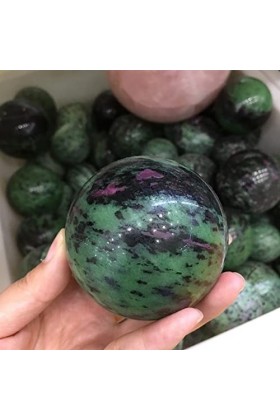 JITEM La Balle polie à la Main au trésor Vert Rouge Naturel Peut être utilisée pour kuanbao