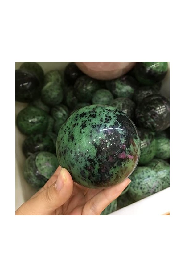 JITEM La Balle polie à la Main au trésor Vert Rouge Naturel Peut être utilisée pour kuanbao