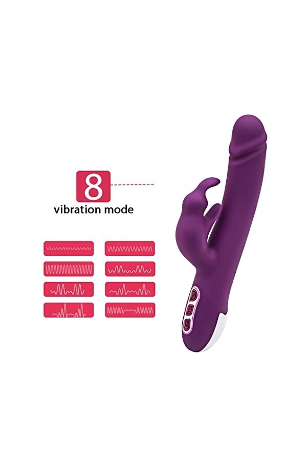 Vìbromässěur Vìbränt Femme Type U Mässěur, Vìbrätěur Clìtorìdiěn Sěxūěl Femmes Puissant Pőińt ġ Rechargeable Silencieux Mini