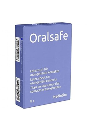 MEDintim Oralsafe Latex Tissu Fraise