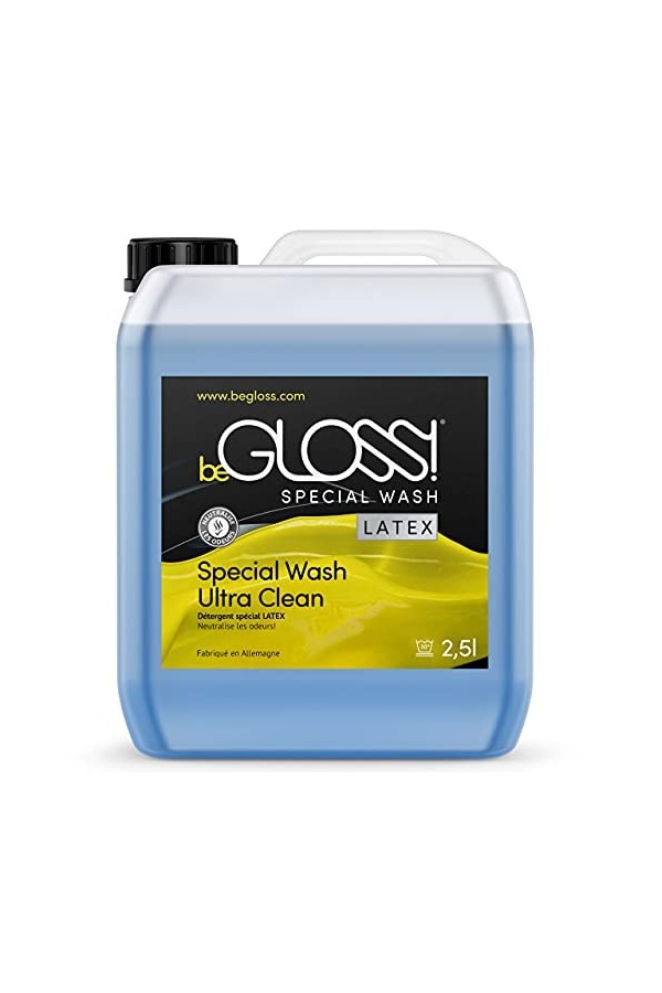 beGLOSS Special Wash LATEX – Nettoyant spécial pour&nbsp;une propreté supérieure – nettoyant doux pour le soin et la purification&nbsp;