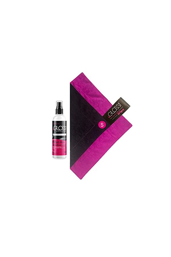 beGLOSS PERFECT SHINE PREMIUM SPRAY 100 ML + beGLOSS WIPE - Vernis au latex - Brillance ultime haute brillance - Le lubrifian