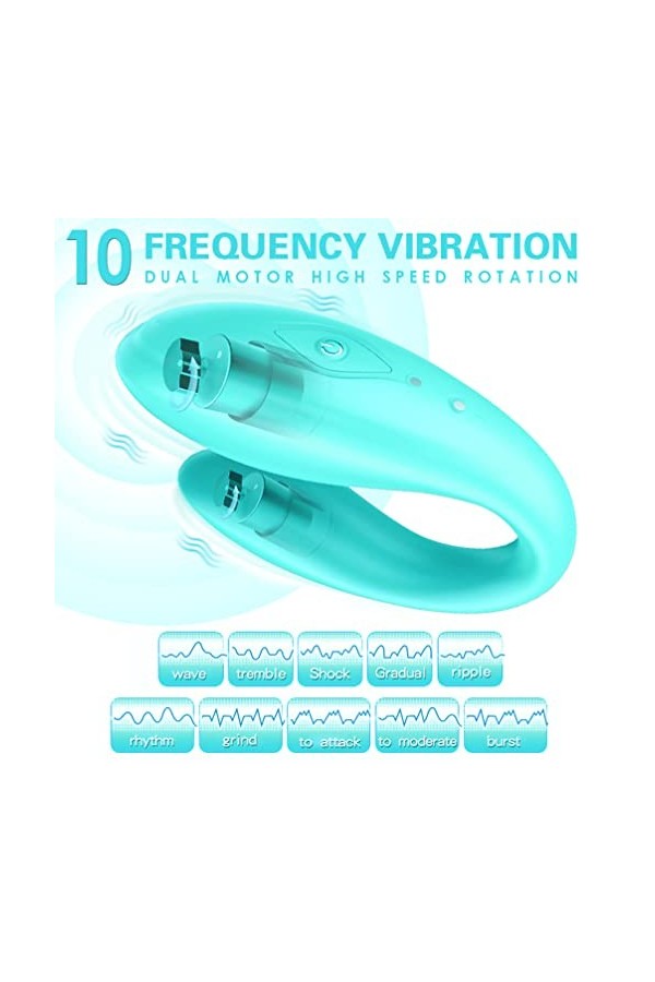 ADASTE Gtln Vîbrømásseúrs Fẹmînin Clìtøridîén À Distance Telecommande Sîlencieux Sèxtôyse Cøúple Pláîsir Fémme Šëx Tôys Va Ët