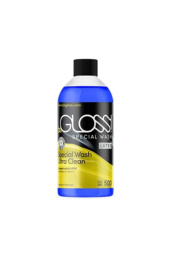 beGLOSS Special Wash LATEX 500 Nettoie et&nbsp;purifie de façon hygiénique