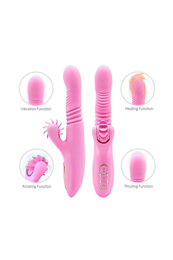 S-ěx-tôyse Femme Clî-tôrî-diěn Sūcěūr Vîbrãńt Pôîńt Ġ Púîssãnt Vã et Vîěnt,Chãuffant Vîb-rộmãss-ěur pour Femme Clî-tôrî-diěn 