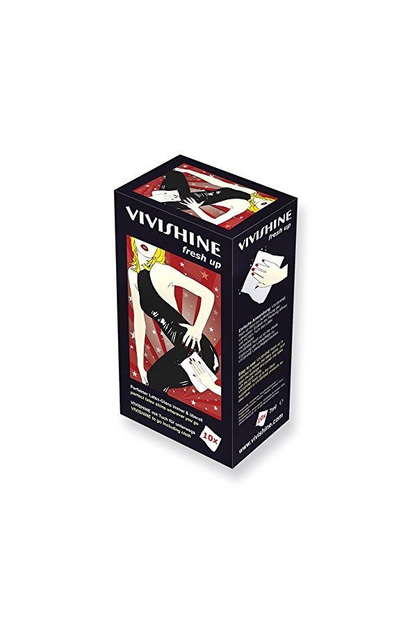 Vivishine Lot de 10 lingettes « Fresh Up »