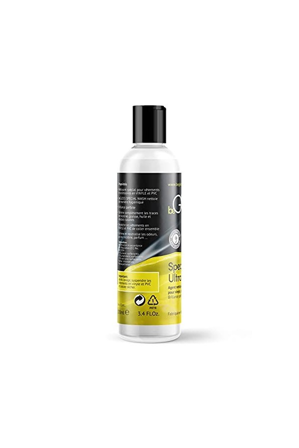 beGLOSS Special Wash VINYLE 100 est un nettoyant pour vêtements verni & plastique