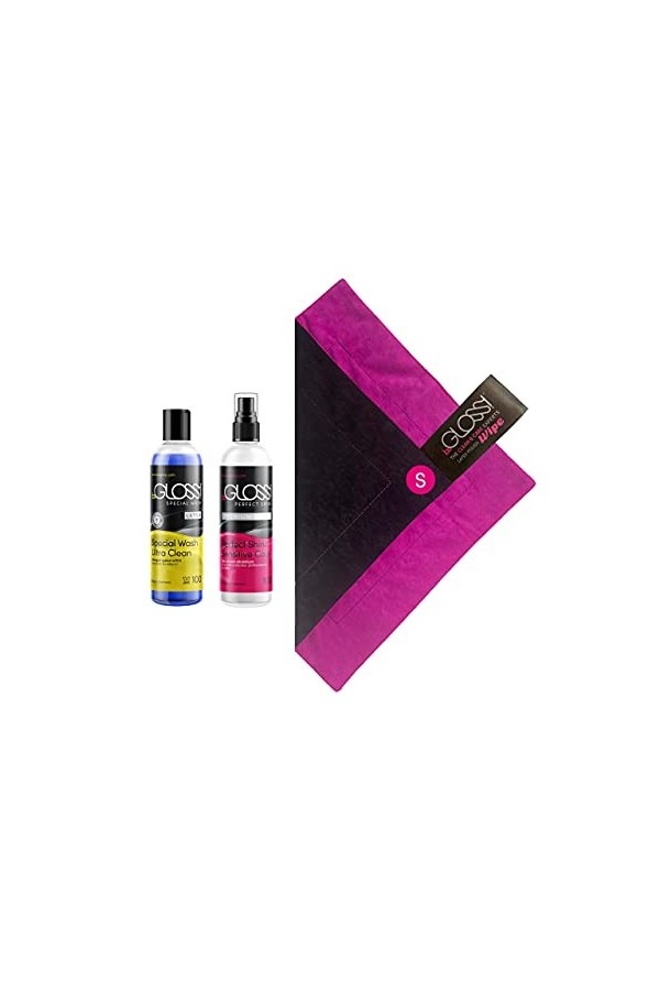 Latex Care KIT 100 - Perfect SHINE PREMIUM SPRAY - Special WASH LATEX - WIPE S