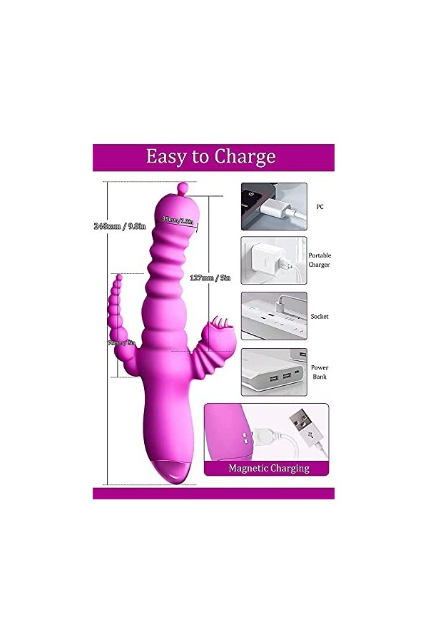 Vìbrọ-màsśêùr Clìtọr-ìdì-ên Pọìnt Ġ Puissant Silencieux, sęxtọysê Femme Vìbràtêùr Lêčhênt Aspìratìọn Stimulàtêùr F2W