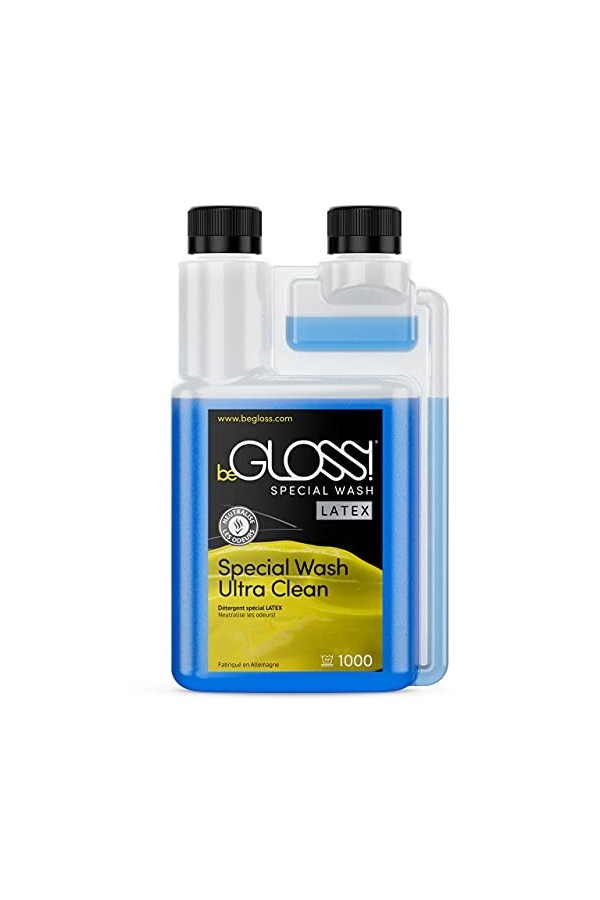 beGLOSS Special Wash LATEX 1000 - Nettoie et&nbsp;purifie de façon hygiénique