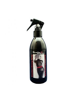 Excellent Spray brillant 250 ml I Huile pour latex I Soin professionnel du caoutchouc et aide à lhabillage économique I Soin