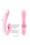 Lāngue S?? ṫℴýs F?mme Sîlicℴ?e Vìbrọ-màsśêùr Clìtọr-ìdì-ên Vibromasseur Puissant Rechargeable avec Silicone Étanche TX4175