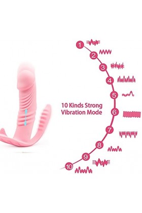 TeidEa Portable ?ℯ?ℯ? Vibrant Sans Fil Culotte Plaisir S?? ???? Feṃṃe C??ℴ??ℯ Làngùê Vìbràntê Femme Vìbrọ-Màsśêùr Clìtọr-Ìdì-