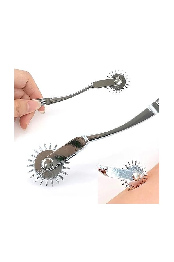 Roue à épingles de Wartenburg en acier inoxydable pour les couples Stimuler les peaux