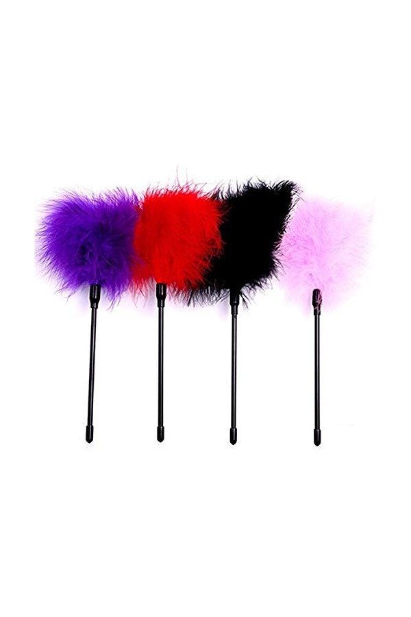 Tyufgt6u Feather Tickler Teaser Prurit pour augmenter les sensations