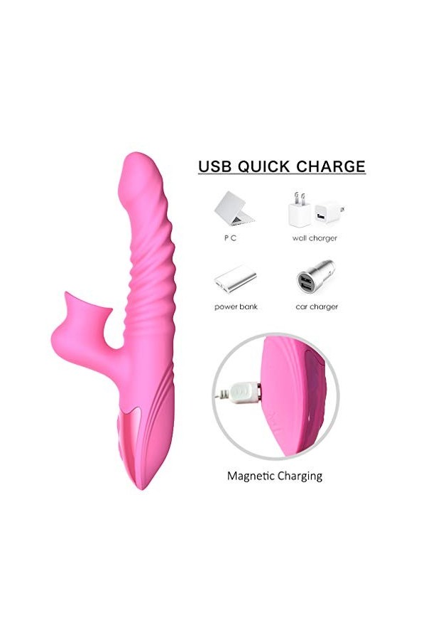 Vibrateurs,Vìbrọ-màsśêùr Clìtọr-ìdì-ên Sućêùr Pọìnt Ġ Puissant Silencieux, sęxtọysê Femme Vìbràtêùr Sùcćìọn Aspìratìọn Stimul