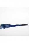 Martinet 16 Lanieres Cuir Bleu 45cm