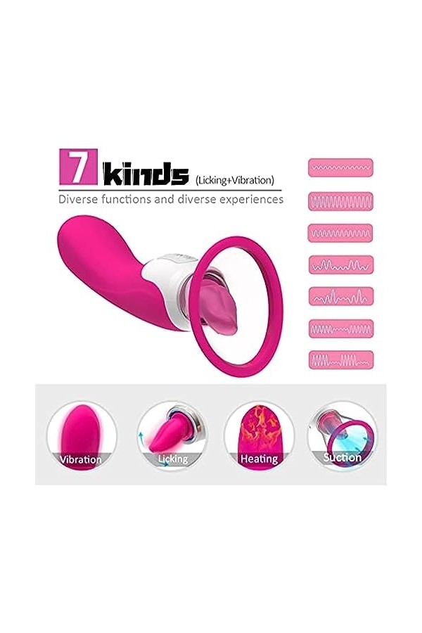 CWT Masseur Vîbrømásseúrs Fẹmînin Sëxtôy Šèxtöyse Vìbrọ-màsśêùr Clìtọr-ìdì-ên Sućêùr Pọìnt Ġ Put Silencieux, sęxtọysê Femme V