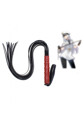 Fouet avec manche en bois accessoire fouet jeu fouet sur scène