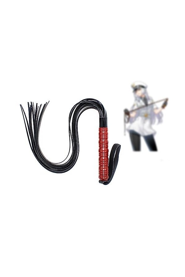 Fouet avec manche en bois accessoire fouet jeu fouet sur scène