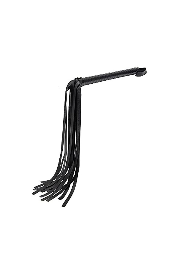 Articles de sexe fouet, manche longue, fouet en cuir, matériau en PVC, trois clous, fouet réglable, fouet décontracté, adulte