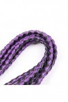 SM articles pour adultes flagellation Adjustment Sex Supplies Purple Hand Woven Eight flaps whip passion Toys