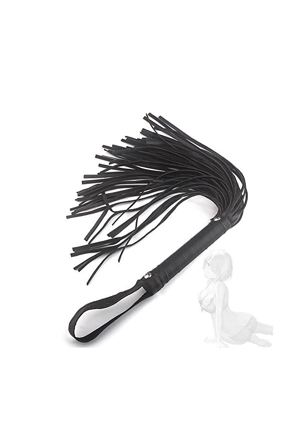 Ceinture de Fouet de Cheval, Fouet en Cuir pour Les Couples de Cosplay de scène ou de fête.