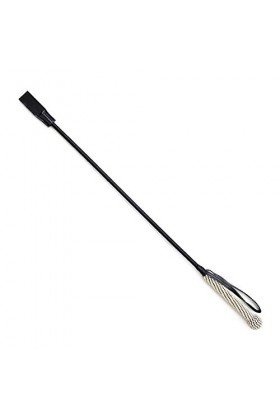 Rapidly Fouet en Cuir avec poignée en Diamant Fouet Long Cravache déquitation équestre Fouet Fessée Plaisir pour Couple