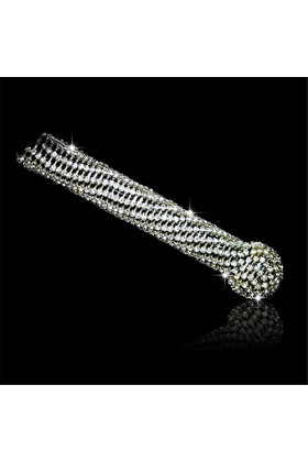 Rapidly Fouet en Cuir avec poignée en Diamant Fouet Long Cravache déquitation équestre Fouet Fessée Plaisir pour Couple