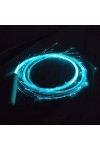 JINGAN Fouet Rave, Fouets Rave LED Rotatifs À 360 Degrés - Fouet À Fibre Optique Réutilisable Alimenté par Batterie, Fouets L