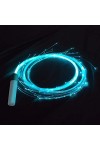 JINGAN Fouet Rave, Fouets Rave LED Rotatifs À 360 Degrés - Fouet À Fibre Optique Réutilisable Alimenté par Batterie, Fouets L