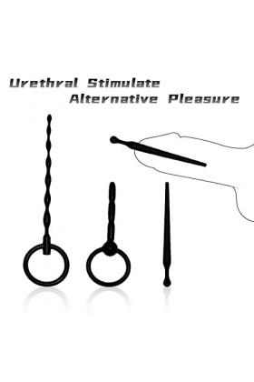 MS05-Kit 3 Pièces En Silicone Pour Homme Matériau Doux Pour La Peau ḊĨĻáţáţÈÛŔ ÛŔÈţŔÈ ĥŐmmÈ ŚŐņḊÈ pĻÛğ ţĨğÈ ÛŔĨņáĨŔÈ méḊĨcá