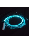 JINGAN Fouet Rave, Fouets Rave LED Rotatifs À 360 Degrés - Fouet À Fibre Optique Réutilisable Alimenté par Batterie, Fouets L