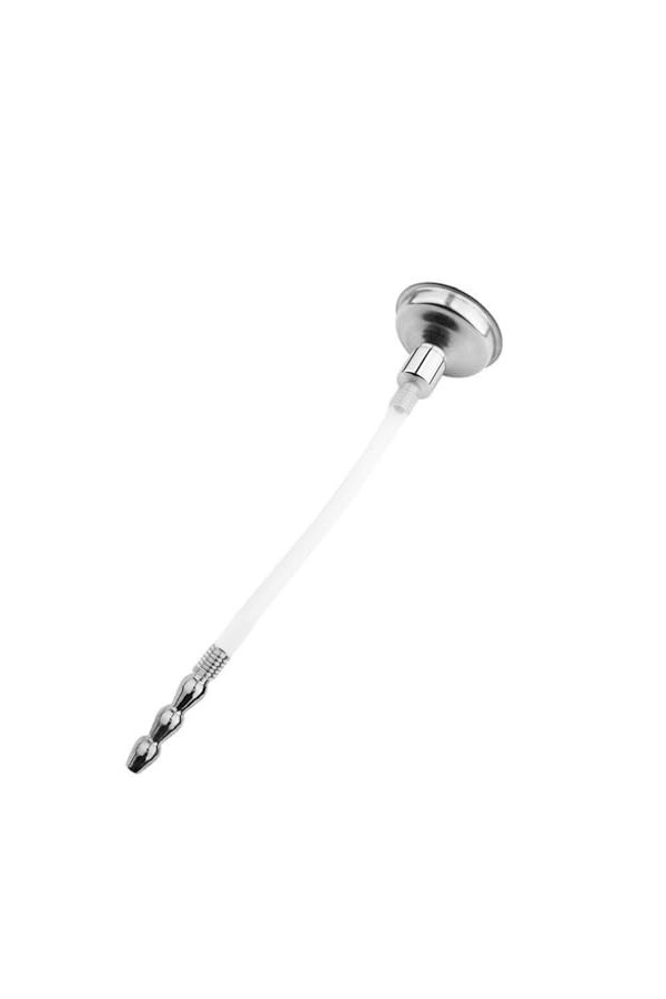 Tube urétral en acier inoxydable Bâton pour les yeux de cheval Expansion Masturbation Male Funnel Soft Urethral Plug A129 ba