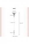 Tube urétral en acier inoxydable Bâton pour les yeux de cheval Expansion Masturbation Male Funnel Soft Urethral Plug A129 ba