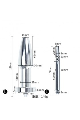 Connecteur anal à œil de chevalBâton anal à œil de chevalDispositifs de stimulation masculins et féminins A126 long 