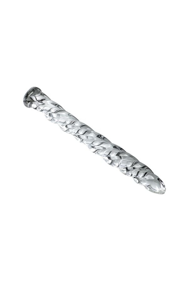 Fil de verre Transparent oeil de cheval urètre bloquant le bâton de Massage de lurètre masculin jouet sexuel adulte