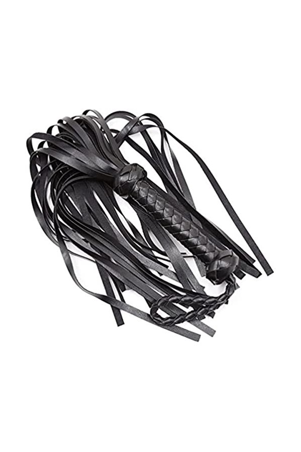 CWT Fouet en Cuir Flogger Scène Accessoires de Jeu de rôle Flirter Fouet Fessée Jouet pour Couples
