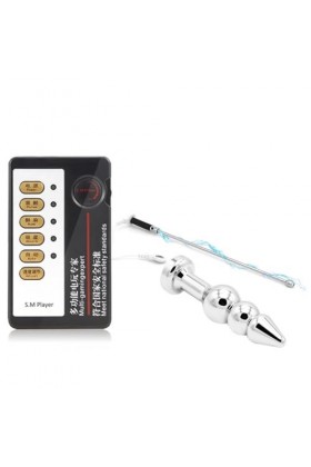 Jouet sexuel dentraînement pour hommes, bouchon Anal en métal à choc électrique, bouchon urétral creux, Tube urétral à choc 