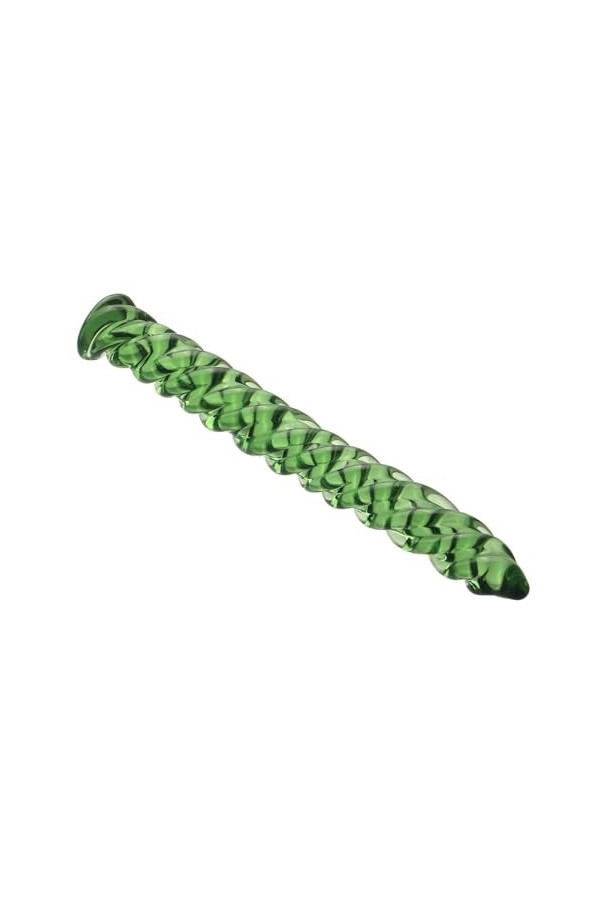 Bouchon urétral mâle en verre court, son urétral fileté en cristal, masseur urétral, jouets sexuels pour adultes