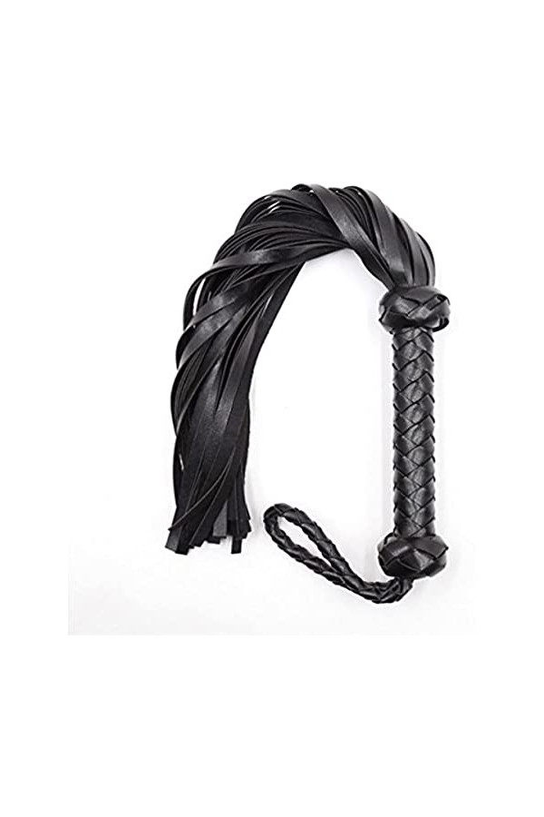 CWT Fouet en Cuir Flogger Scène Accessoires de Jeu de rôle Flirter Fouet Fessée Jouet pour Couples