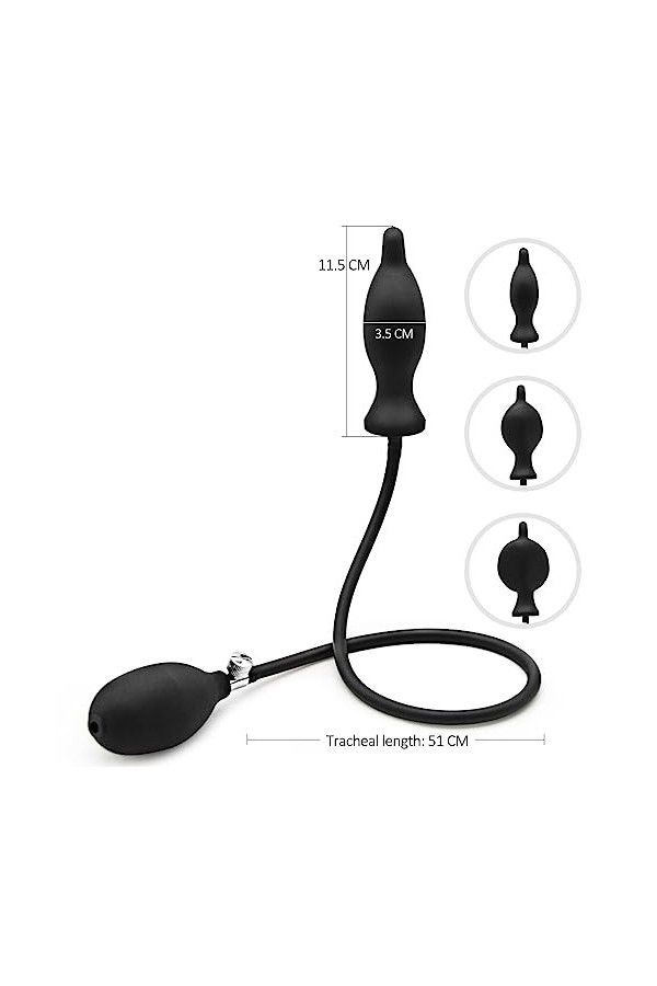 Creux Catheter Metal Silicone Urètre Bande de Tuyau en Silicone Tige en Silicone pour Stimulation de la Dilatation Urétrale