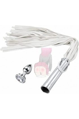 Fouet à Main de Mode Multifonctionnel 2 en 1, Accessoire Cosplay