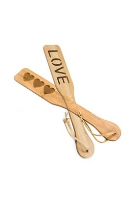 EXCEART 2 Pièces Outils pour Hommes Whip Tickler Flirter Paddle Juguetes Para Adultos en Pareja Couples Fessée Paddle Couples