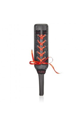 Flirt dentelle ruban cuir pagaie fessée bout à bout pagaie formation femme Sexy mignon pagaie en cuir avec diamant jouets sex