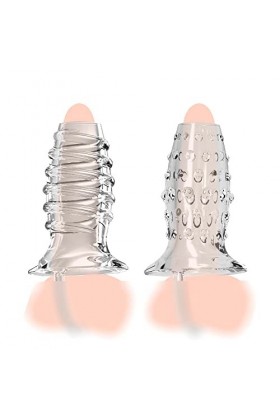 Fitness en silicone confortable et adapté à la peau 2 pièces simples conception gratuites flexibilité des accessoires de mass