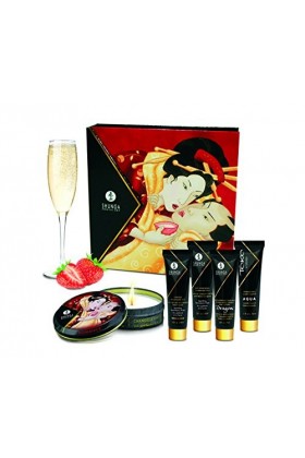 SHUNGA Kit Secret de Geisha Vin Pétillant/Fraise