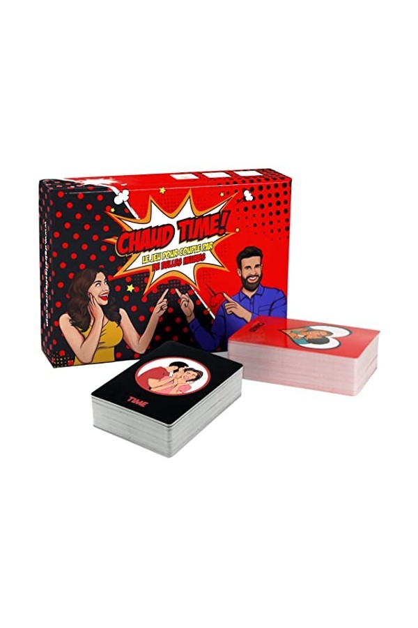 DE BELLES HEURES ™ Chaud Time - Jeu de Société pour Couple en Cartes - Soirée en Amoureux - Engager des Conversations passion